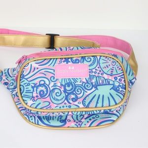 Simply Southern Blue, Pink & Turquoise Seashell Coastal Fanny Pack